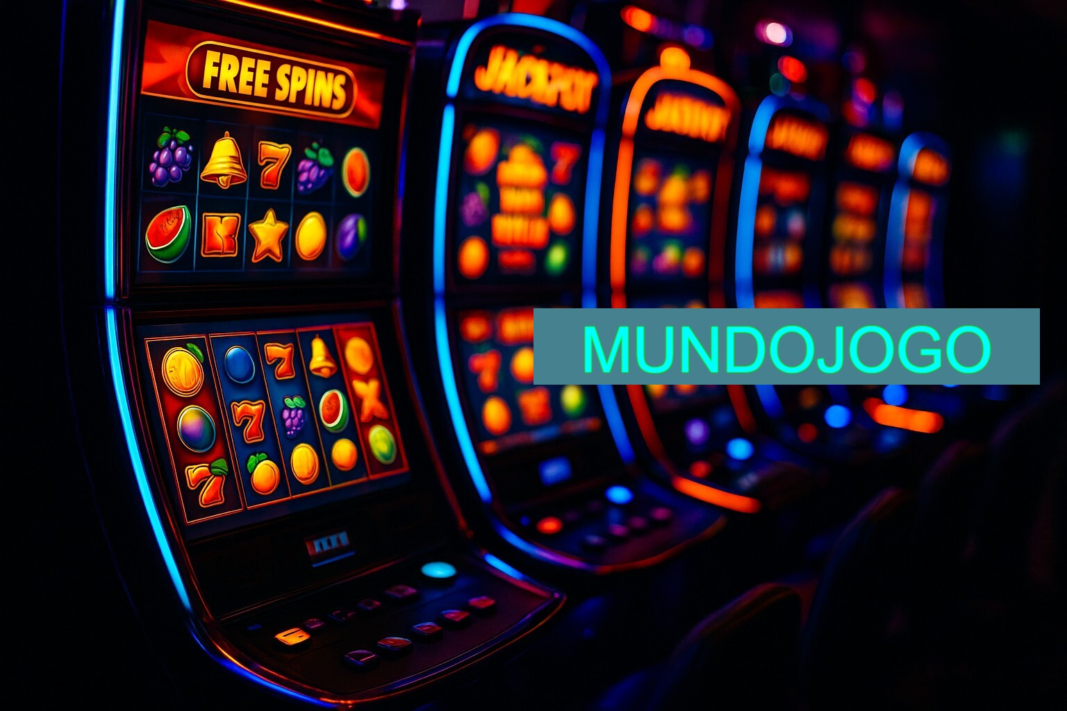 Diversos jogos de caça-níqueis